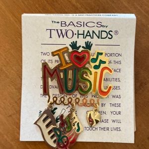 NWT Music pin by The Basics for Two Hands